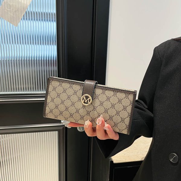 Women's Bags Short Wallet New Style, Multiple Card Slots, Card Holder, Large Capacity, Three Fold Long Wallet, Simple And Versatile Coin Purse-image