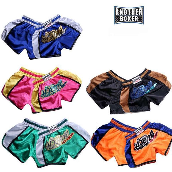 Anotherboxer New Thai Muay Thai Fighting Pants Martial Arts Sanda Sports Training Shorts Mma Men And Women-image