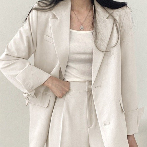 Women's Clothing High End Spring And Autumn Design Thin Niche Professional Suit Temperament Slim Fit Small Suit Two Piece Suit