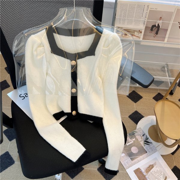 Women's Clothing Early Spring New High End Sweater Knitted Sweater Inner Base Shirt Women Autumn And Winter Stylish Unique Exquisite Tops-image