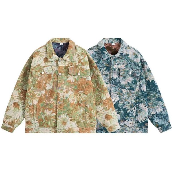 Men's Clothing 2024 spring and autumn handsome jacket men ins high street fashion brand trendy loose jacket