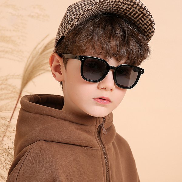 2023 New Children Sunglasses Fashion Colorful Kid Sun Glasses Boy Girl Unisex Vintage Square Goggle UV400 Gafas De Sol-image