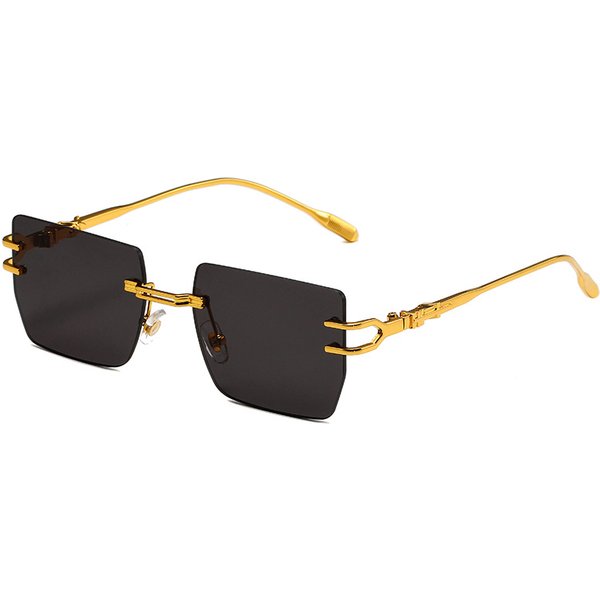 Men's Sunglasses New Square Frameless Sunglasses Personalized Cutting Edge Fashion All Match Beat Sunglasses For Women