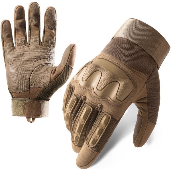 Tactical Gloves Men's Z191 Outdoor Training Combat Protection Non Slip Sports Wear Resistant Full Finger Cycling Touch Screen Gloves-image