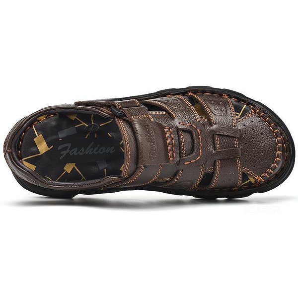 Men's Sandals Summer Leather Beach Summer Sports European Version 9972
