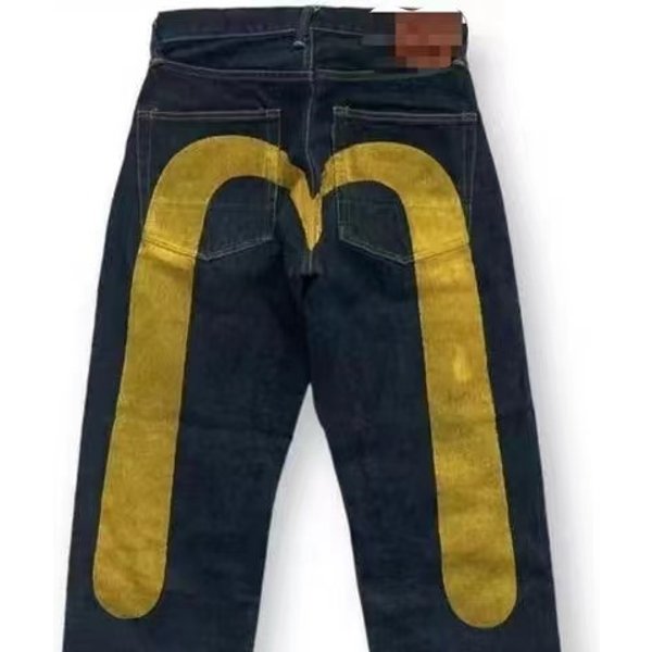 Hip Hop American Original Classic Niche Ins Printed Men's And Women's Loose Fitting Trend Pants Cool Jeans