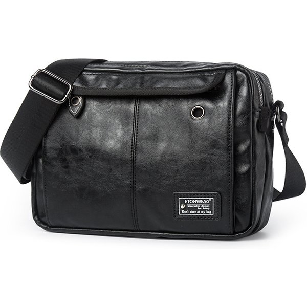 Men's Shoulder Bag Men's Casual Fashion Bag Crossbody Japanese Style Messenger Bag Waterproof Large Capacity Briefcases-image