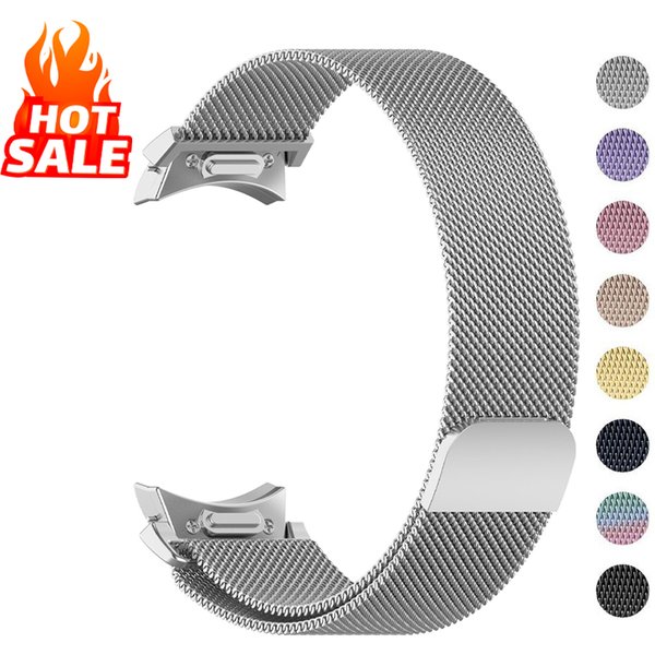 Milanese Loop For Samsung Galaxy Watch 7 6 5 4 40Mm 44Mm/Fe/5 Pro 45Mm Strap Metal Bracelet Galaxy Watch6 Classic 43Mm 47Mm Band-image