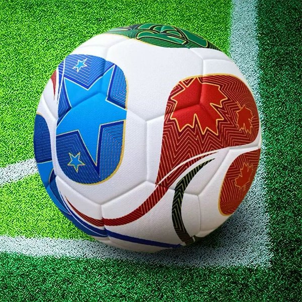 Us-Canada-Mexico Football 2026 New Model Wear-Resistant Heat-Bonded World Cup PU Seamless Match Training Standard Ball-image