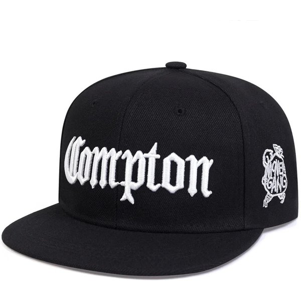 Compton Youth Flat Brimmed Rim Men's Trendy Street Dance Hip Hop Hat-image