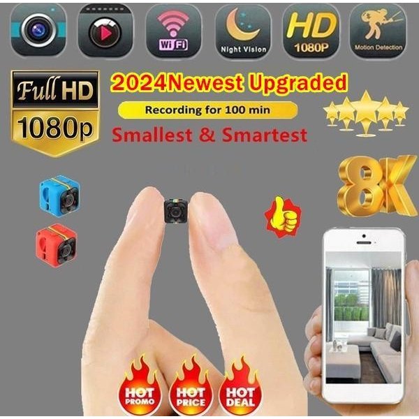 Wireless Hidden Wifi Mini Camera Hd 1080P Portable Home Security Camera-image