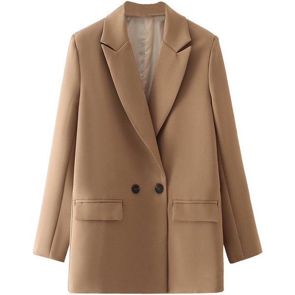 Women's Fashion Temperament Wind Two-button Suit Jacket