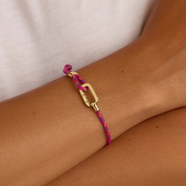 Women's Jewelry Adjustable Steel Wire Color Rope Bracelet Couple Red Rope 3D Stainless Steel Bracelet Bracelet-image