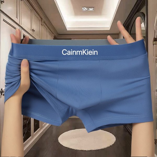 New Men's Underwear Men's Boxer Shorts Comfortable Breathable Boys Trendy Boxer Shorts-image
