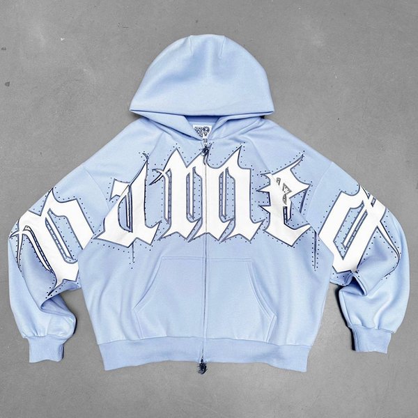 Street-Ready Hoodie & Jogger Set - Unisex Fleece-Lined Zip-Up & Pants, Oversized Batwing Sleeves For Bold Streetwear Looks