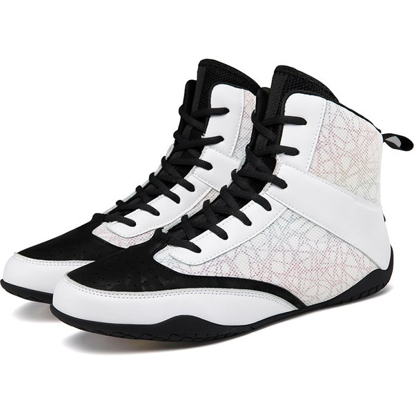 Professional Boxing Shoes Men's And Women's Breathable Indoor Soft Sole Wrestling Wrestling Wrestling Combat Training Fighting Shoes