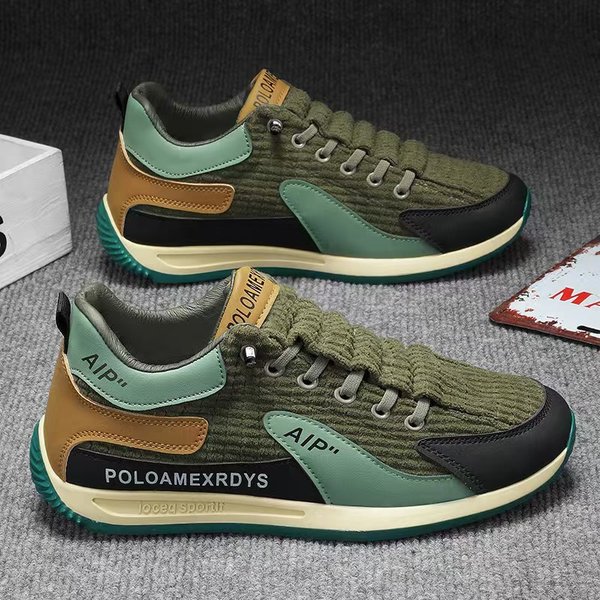 Men's Casual Slip-On Sneakers Non-Slip Running Shoes Versatile Sports Shoes Autumn