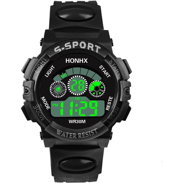 Children's Watch Male And Female Students Children's Electronic Watch Led Luminous Multifunctional Watch Ins Unicorn Electronic Watch-image