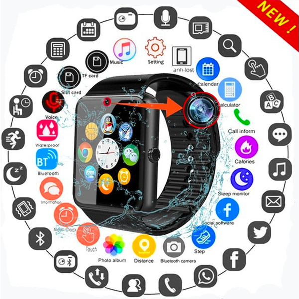 Newest Bluetooth GT08 Smart Watch for Android IPhone Xiaomi Huawei Smartphone