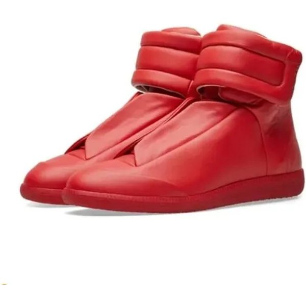 2025 New High-Top Martin Boots Classic Versatile Men's Genuine Leather Flat Casual Sports Training Shoes-image