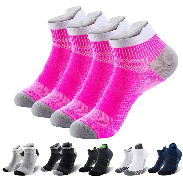 Women's Socks Outdoor Sports Socks Running Socks Autumn And Winter Non Slip Shock Absorbing Socks Men And Women Casual Short Socks-image