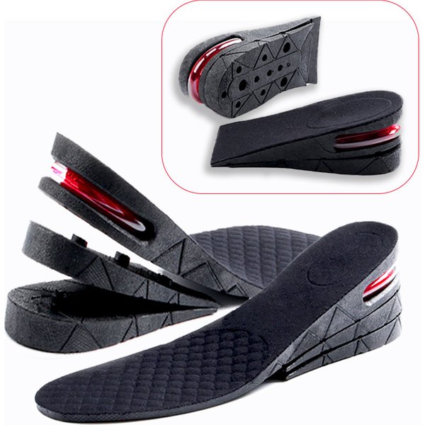 Height Increasing Sports Insoles, Men's And Women's, Invisible Breathable Air Cushion, 3Cm/5Cm Full/Half Insole, Inner Height Increasing Insole-image