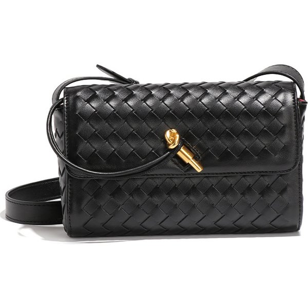 KOOSSOASIS Women's Bags: Niche Style Woven Shoulder Bag, Trendy, Simple, Elegant Crossbody Bag, Fashionable Retro Small Square Bag