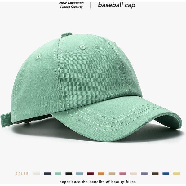 Unisex Soft top outdoor sports men's cotton cap simple all match face small breathable baseball cap woman