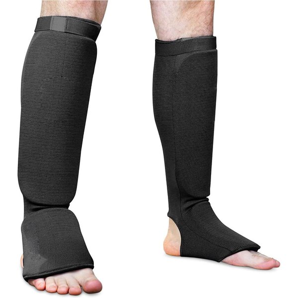 Professional Martial Arts Shin Guards With Instep Protection - Universal Fit For Boxing, Karate, Taekwondo & Mma-image