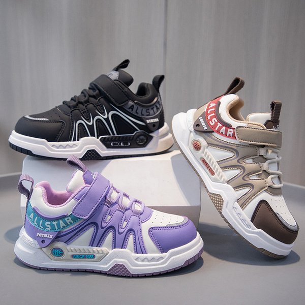Mother & Kids Velcro Sneakers For Boys And Girls Low Top Casual Shoes Stylish New Spring Style Versatile Everyday Wear