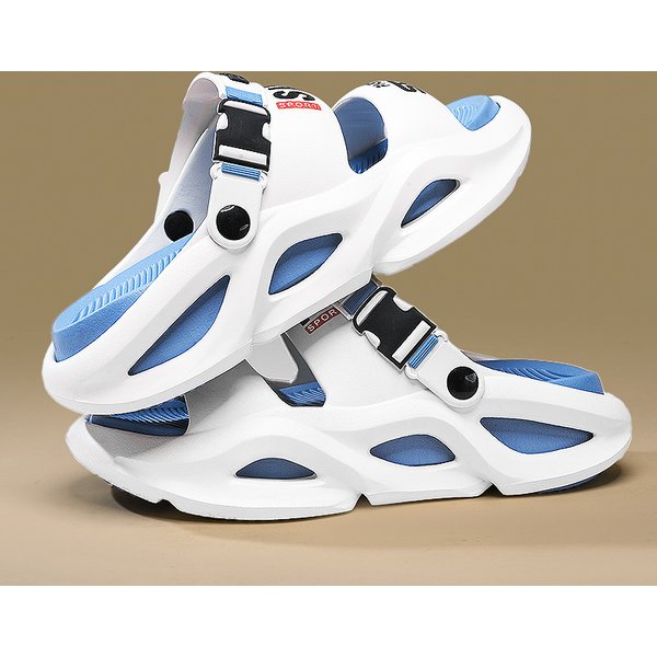 Men's Summer Sports Slippers With Thick Soles A Sense Of Stepping On Poop, Worn As Casual Outerwear, Suitable For Both