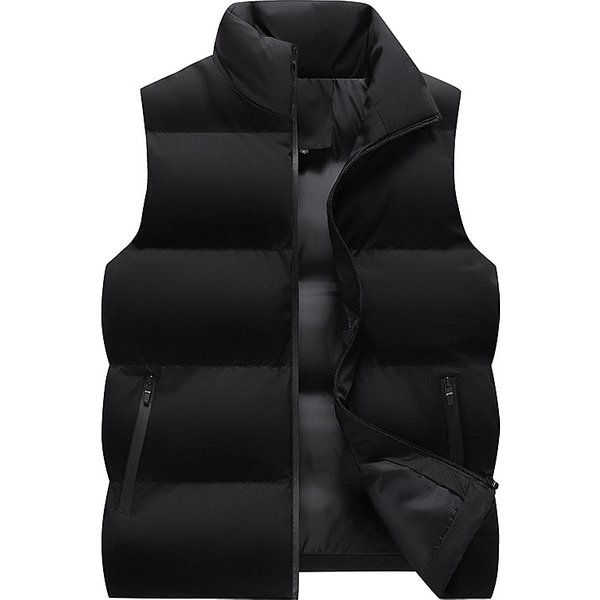 Men's Clothing Men's cotton cotton vest autumn and winter men's vest style large size waistcoat vest middle aged and young jacket