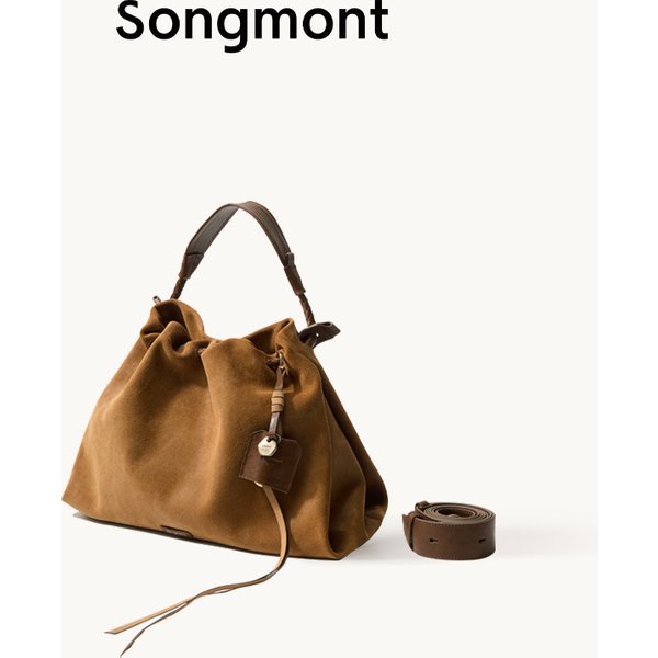 Tote Bag Women's Suede Large Capacity Single Shoulder Wandering Bag