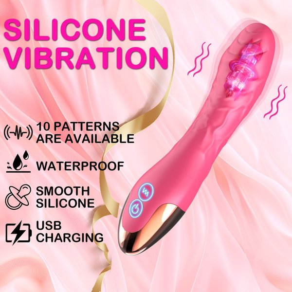 Female Toy Simulation Vagina Vibrator Inserted Massage Orgasm Toy Masturbation Artifact Adult Sex Toys-image