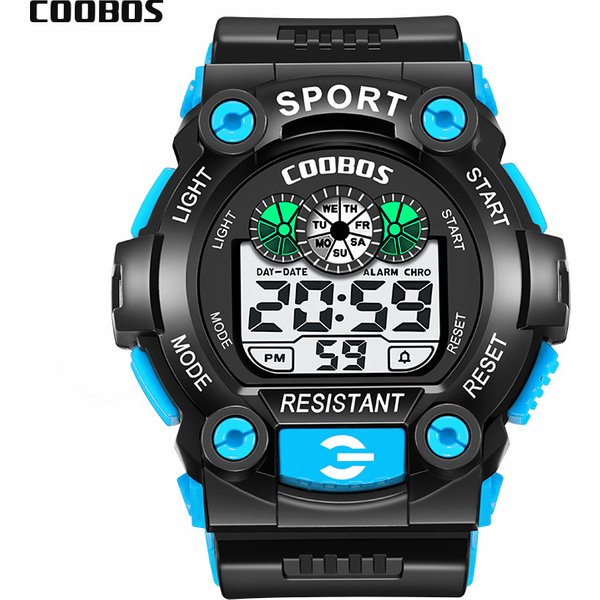 Children's Watches Men's Watch Trend Waterproof Glow-In-The-Dark Multi-Functional Watch For Male Middle School Students-image