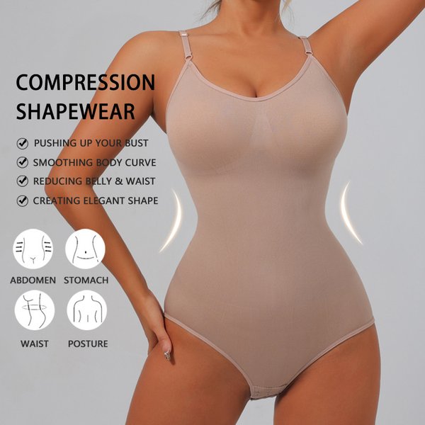 Shapewear Bodysuit Body Shaper For Women Abdomen Control Pants Open Crotch Hip Lifting Shaping Suspenders Elastic Belly Lifting Body Shaping Corsets