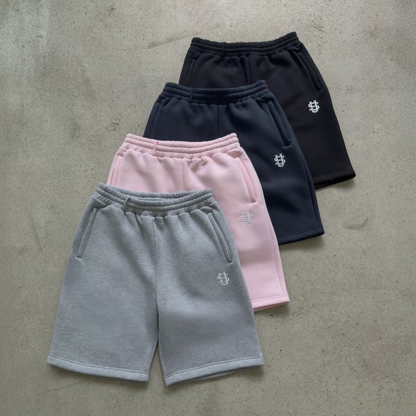 Streetwear Elastic Shorts For Men & Women - Breathable Polyester Blend With Embroidered Logo - Summer Casual Loose Fit Shorts-image