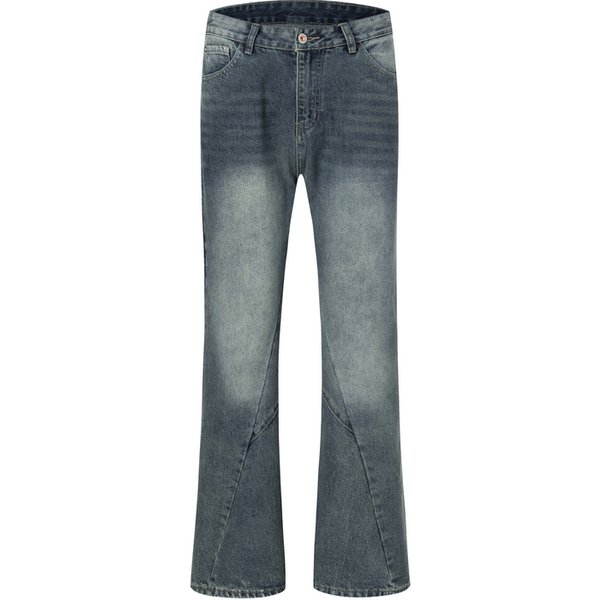 New Straight-Leg Pants Men's Nine-Point Pants Trendy Jeans Loose Casual Teen Nine-Point Pants-image