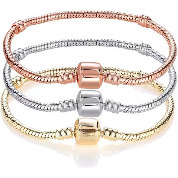 Charm Bracelets Popular Snake Bone Bracelet DIY Beaded Pendant Jewelry Making Exquisite Gift Jewelry Bracelet