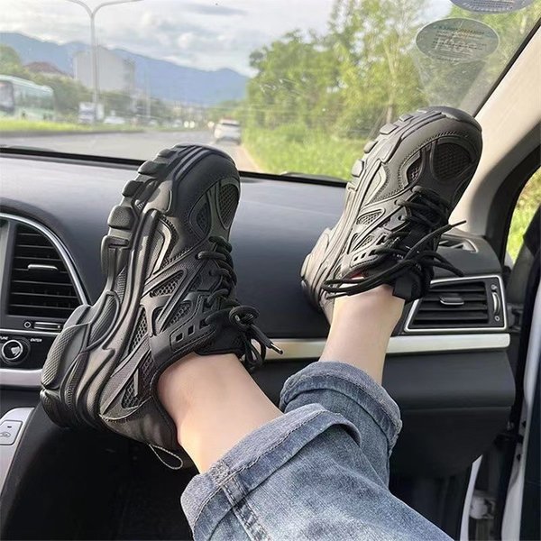 Thick Soled Height Enhancing Dad Shoes For Women 2024 Summer Korean Version New Versatile Sports Casual Single Shoes Ins Trend-image