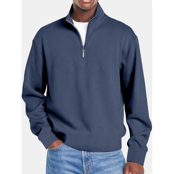 Men's Long Sleeve Zip-Up Casual Sportswear Jacket - Lightweight Stretch Comfort Fit For Gym, Running & Outdoor Activities