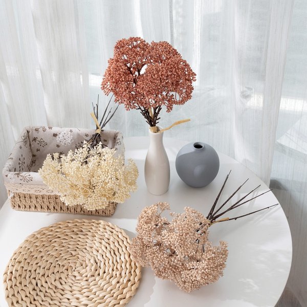 Wedding Wholesale Mi Zai Guo Accessories Bundle Ins Style Artificial Flower Manufacturer Home Decoration Cross-Border Artificial Flower YC1080-image