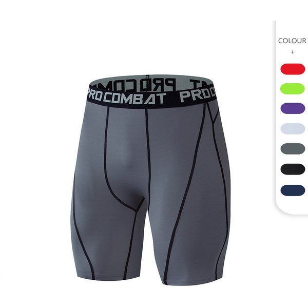 Men's Underwear Fitness Running Tight Training Shorts Shorts Basketball Quick Drying Elastic Compression Fitness Pants-image