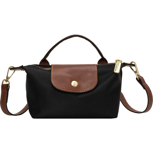Fashion Hundred 2024 Women's Bag Single Shoulder Crossbody Handle Premium Feeling Nylon Dumpling Bag