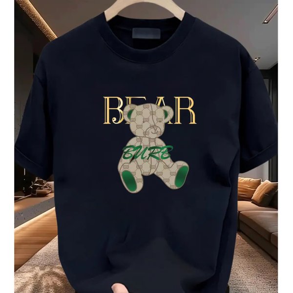Men's Clothing Short Sleeved T Shirt Simple Half Sleeved Top Loose Casual T Shirt