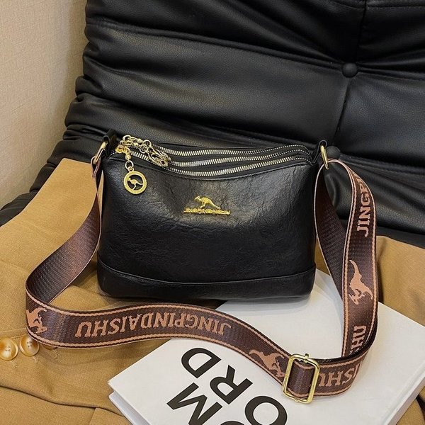 Soft Leather Ladies Crossbody Bag - 2026 New Style - Simple, Lightweight, Multi-layered, Large Capacity, Single Shoulder Bag
