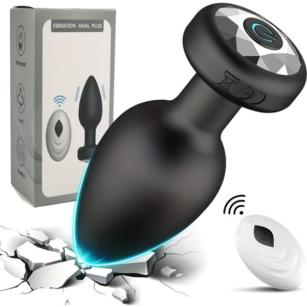 Electric Anal Plug With Remote Control Wearing Flirting Couple Sex Pleasure Device Male Anal Prostate Massager Sm Adult Sex Toys For Female And Male-image