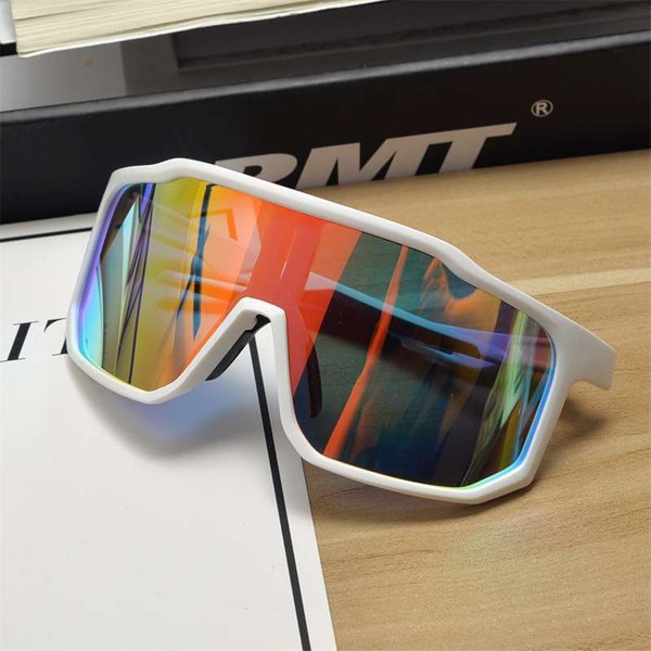 Large Frame Outdoor Hiking And Cycling Windproof Ski Goggles, Fishing Sunglasses, Colorful Sunglasses-image