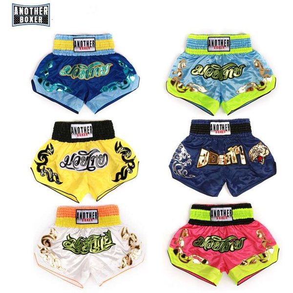 Anoherboxer Boxing Gym Summer Training Muay Thai Shorts Tear Resistant Boxing Pants Mixed Combat Shorts-image