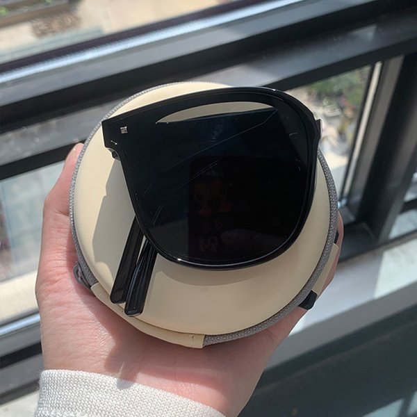 New Ailoe Foldable Women Summer High-end Look Face Slimming Polarized Sunglasses For Men UV Protection Glasses